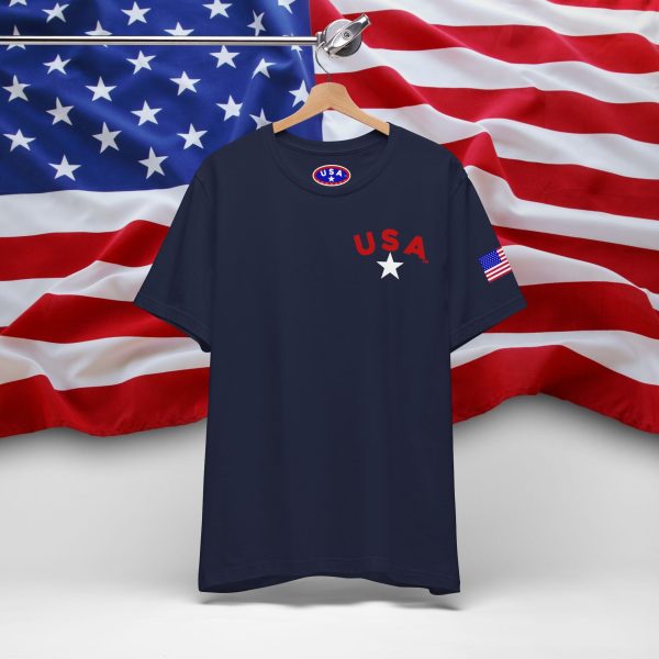 USA Stars Unisex Jersey Tee - Casual Americana T-Shirt - Image 69