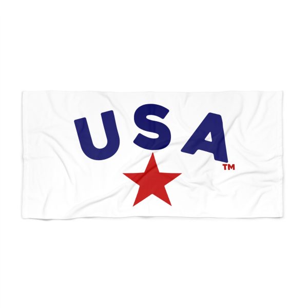 USA Star Beach Towel - Perfect for Summer, Pool Party, Vacation, 4th of July, Gift Idea for Beach Lovers - Image 2