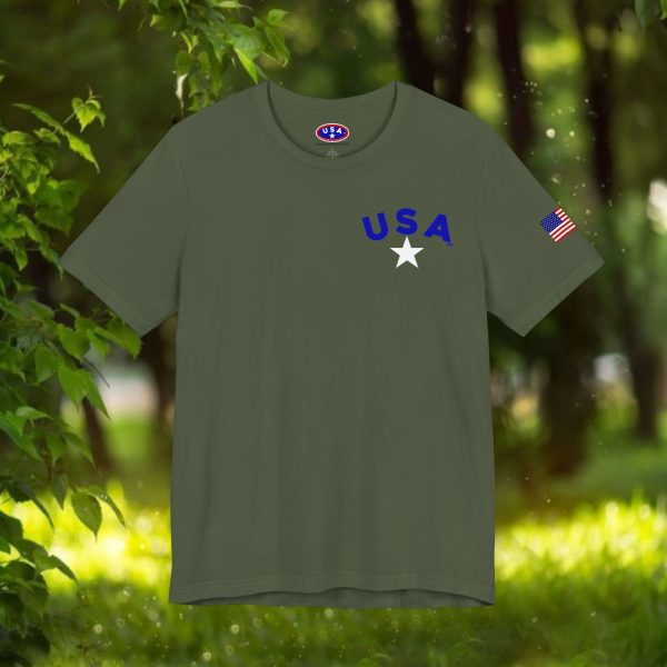 USA Stars Unisex Jersey Tee - Casual Americana T-Shirt - Image 26