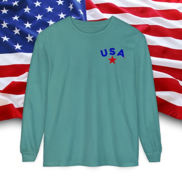 Garment-Dyed Long Sleeve Tee - Cozy, Stylish,  Eco-Friendly Shirt for All Occasions, Perfect for Fall, Casual Wear, Gifts - Image 25