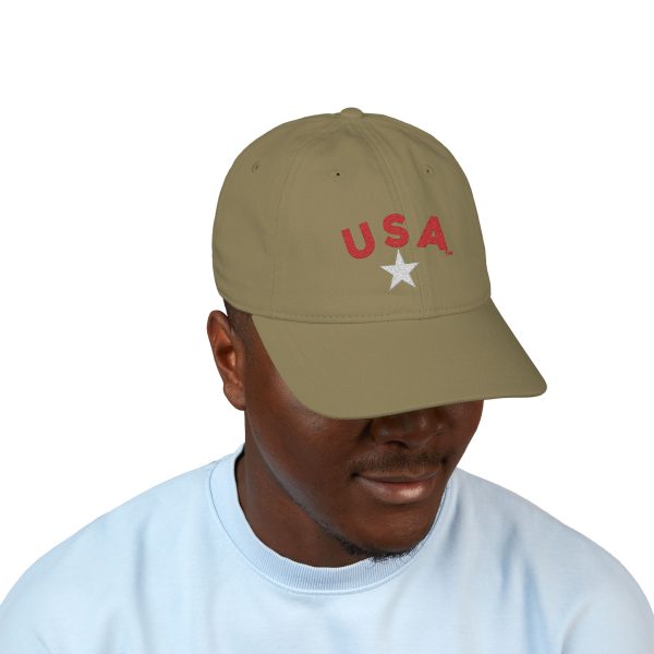 USA Embroidered Organic Baseball Cap - Eco-Friendly Hat, Gift for Sports Lovers, Casual Wear, Outdoor Activities, Summer Accessory - Image 11