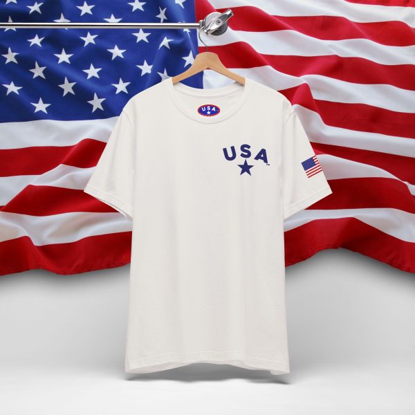 USA Stars Unisex Jersey Tee - Casual Americana T-Shirt - Image 14