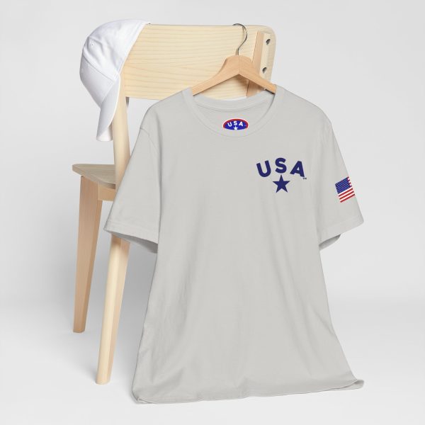 USA Stars Unisex Jersey Tee - Casual Americana T-Shirt - Image 20