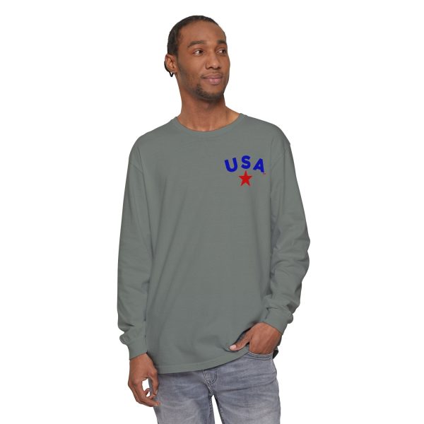 Garment-Dyed Long Sleeve Tee - Cozy, Stylish,  Eco-Friendly Shirt for All Occasions, Perfect for Fall, Casual Wear, Gifts - Image 19