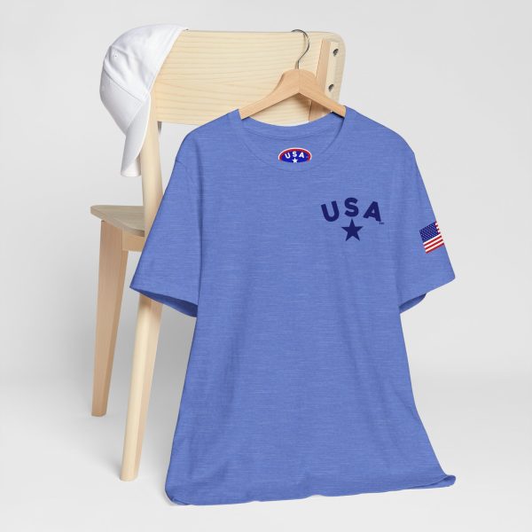 USA Stars Unisex Jersey Tee - Casual Americana T-Shirt - Image 55