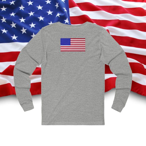 Patriotic Long Sleeve Tee, USA Graphic Tee for Independence Day, Casual Wear, Gift for Veterans, Unisex T-Shirt, Fourth of July [...] - Image 12