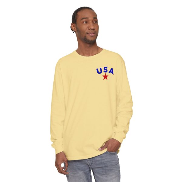 Garment-Dyed Long Sleeve Tee - Cozy, Stylish,  Eco-Friendly Shirt for All Occasions, Perfect for Fall, Casual Wear, Gifts - Image 11
