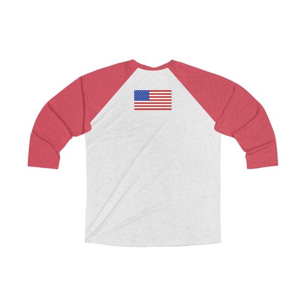 U S A Tri-Blend Raglan Tee NEXT LEVEL 6051 - Casual Unisex Fashion for Every Occasion - Image 2