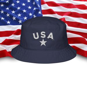 Patriotic Bucket Hat (USA Embroidery) - Summer, Casual Wear, Outdoor Adventures, 4th of July, Beach & Festival Gear