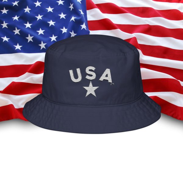 Patriotic Bucket Hat (USA Embroidery) - Summer, Casual Wear, Outdoor Adventures, 4th of July, Beach & Festival Gear