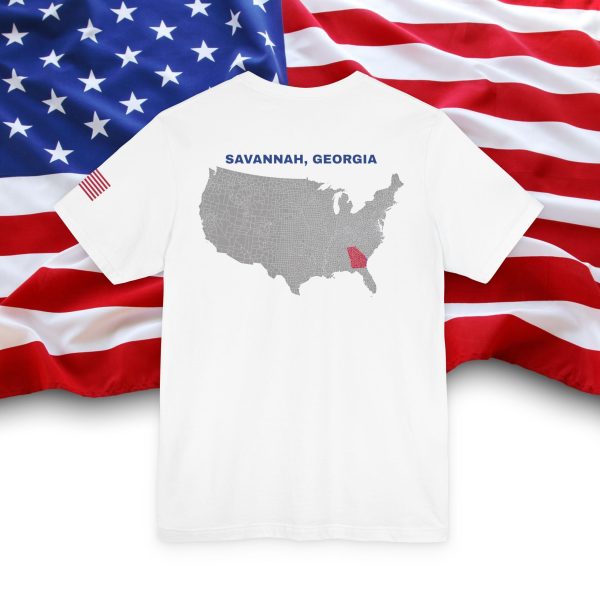 U S A- ANY CITY/STATE PERSONALIZED /USA MAP BACK – USA Pride, email us city /state -select color , State Map Design - Image 22