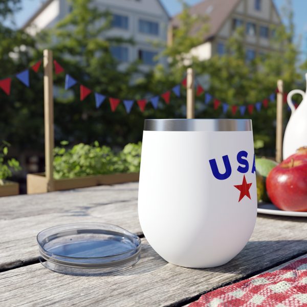 U S A Copper Vacuum Insulated Cup - 12oz Travel Mug - Image 7