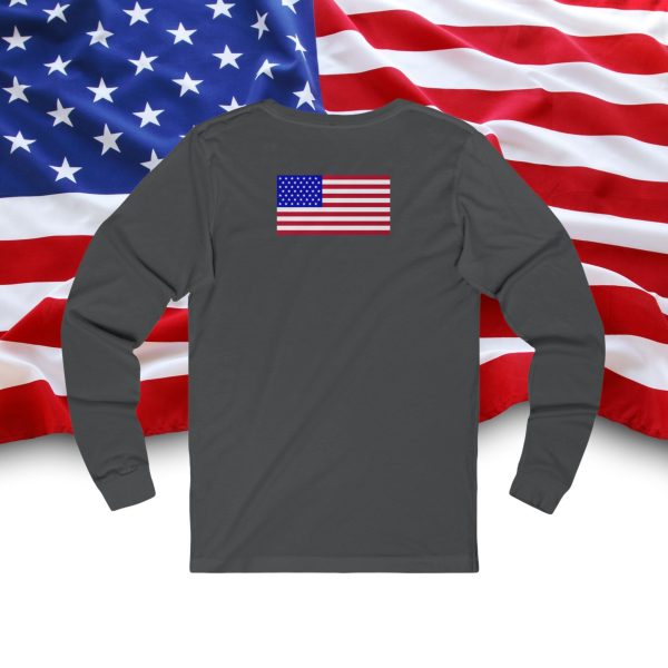 Patriotic Long Sleeve Tee, USA Graphic Tee for Independence Day, Casual Wear, Gift for Veterans, Unisex T-Shirt, Fourth of July [...] - Image 14