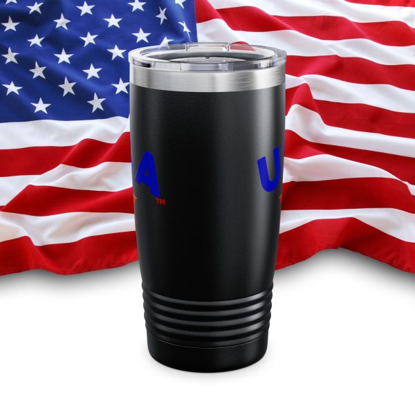 Patriotic Insulated Tumbler for Hot/Cold Drinks, USA Travel Mug, Stainless Steel Cup, 4th of July Gift, Outdoor Adventure Gear - Image 5