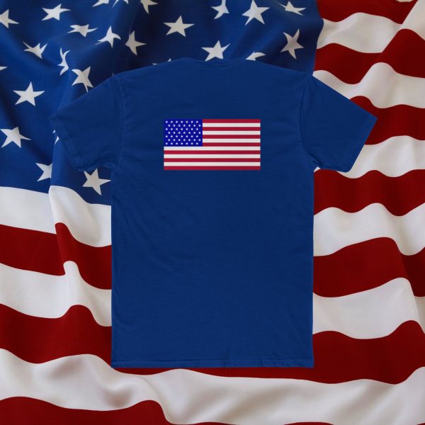 U S A COMPANY OFFICIAL LOGO - NEXT LEVEL  3600 Patriotic Unisex Cotton Crew Tee - Perfect for Independence Day and Celebrations - Image 2