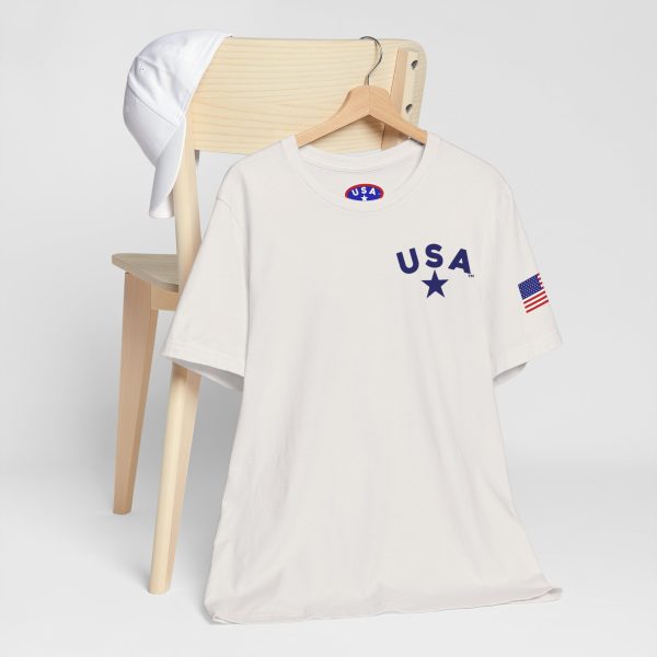 USA Stars Unisex Jersey Tee - Casual Americana T-Shirt - Image 15