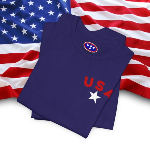 USA Stars Unisex Jersey Tee - Casual Americana T-Shirt - Image 63