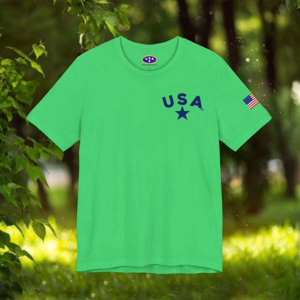 USA Stars Unisex Jersey Tee - Casual Americana T-Shirt - Image 31