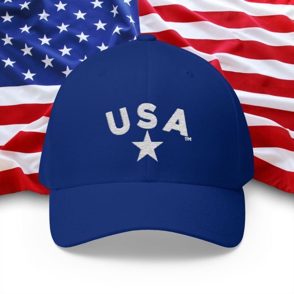 Patriotic USA Embroidered Cap | Structured Baseball Hat for Independence Day, Gifts for Veterans, Casual Everyday Wear, Outdoor Activities