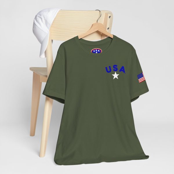 USA Stars Unisex Jersey Tee - Casual Americana T-Shirt - Image 30