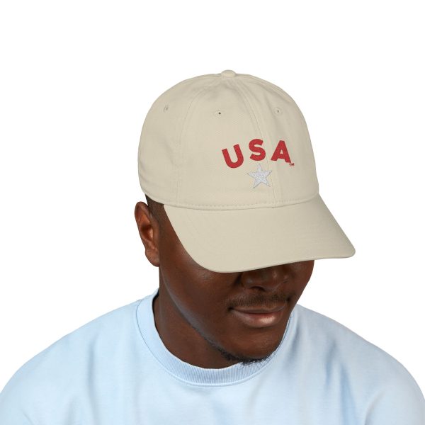 USA Embroidered Organic Baseball Cap - Eco-Friendly Hat, Gift for Sports Lovers, Casual Wear, Outdoor Activities, Summer Accessory - Image 7