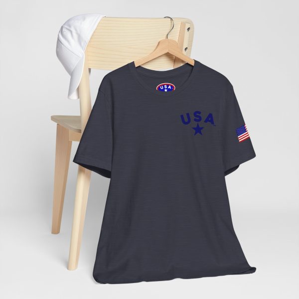 USA Stars Unisex Jersey Tee - Casual Americana T-Shirt - Image 60