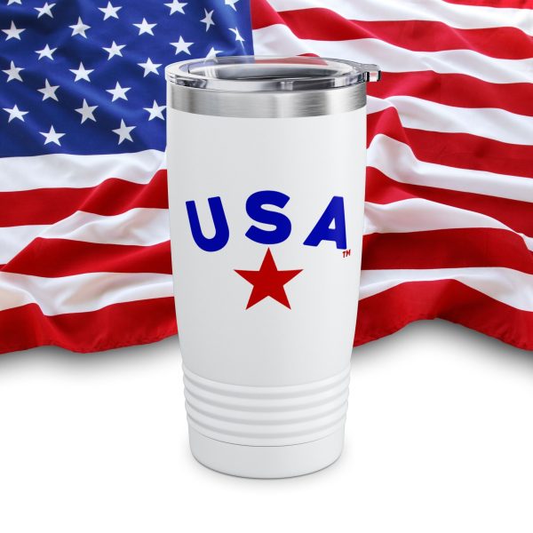 Patriotic Insulated Tumbler for Hot/Cold Drinks, USA Travel Mug, Stainless Steel Cup, 4th of July Gift, Outdoor Adventure Gear - Image 4