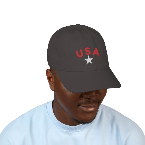 USA Embroidered Organic Baseball Cap - Eco-Friendly Hat, Gift for Sports Lovers, Casual Wear, Outdoor Activities, Summer Accessory - Image 15